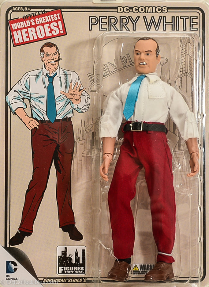 2015 DC Comics World's Greatest Heroes Series 2 Perry White 8" Action Figure