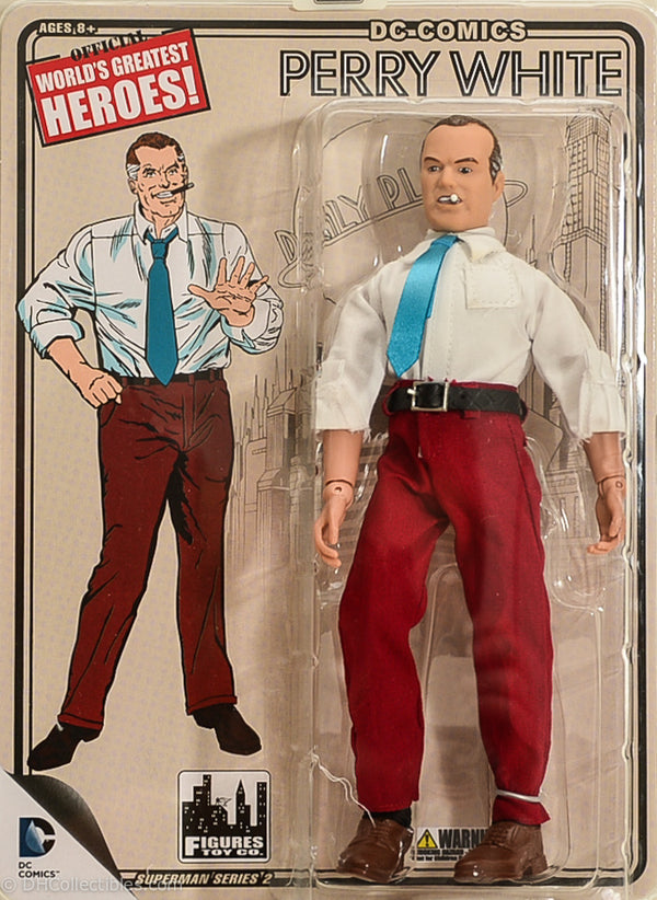 2015 DC Comics World's Greatest Heroes Series 2 Perry White 8" Action Figure