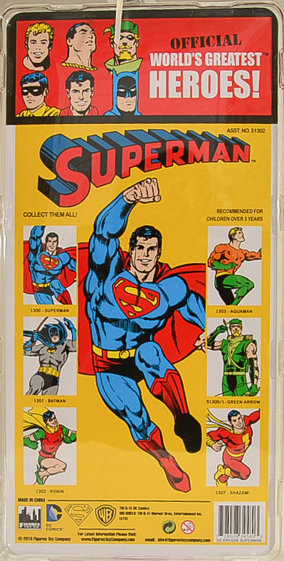 2015 DC Comics Kresge Style Superman 8" Action Figure Limited Edition 0075 of 1000