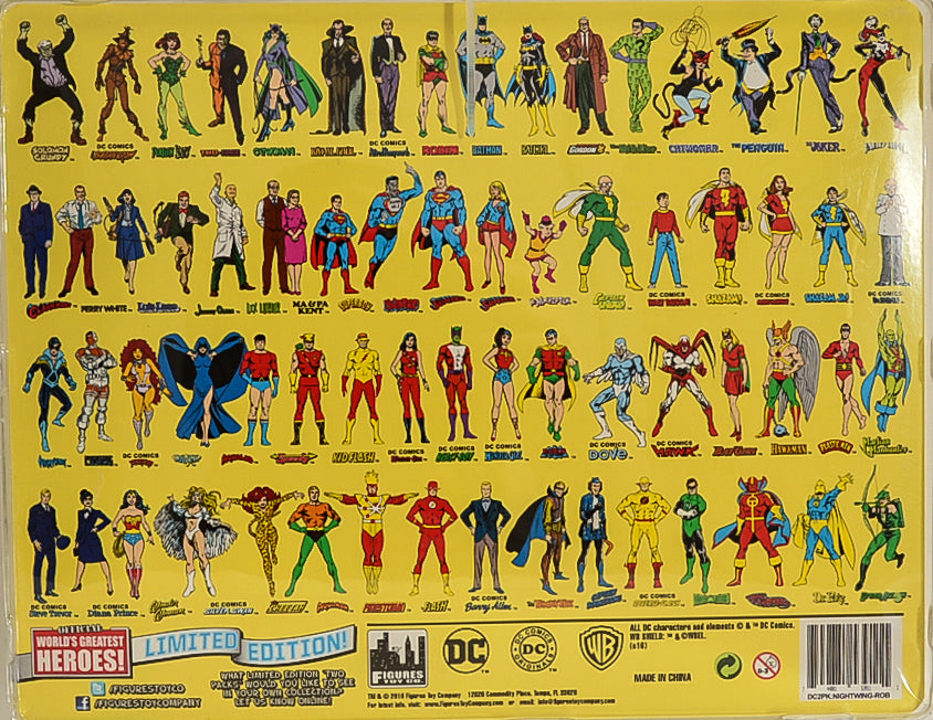 2016 DC Comics Retro 8 Inch Action Figures Two-Pack: Nightwing & Robin Limited Edition # 008 of 050