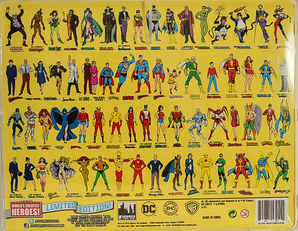 2016 DC Comics Retro 8 Inch Action Figures Two-Pack: Nightwing & Robin Limited Edition # 008 of 050