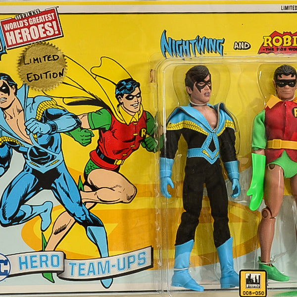 2016 DC Comics Retro 8 Inch Action Figures Two-Pack: Nightwing & Robin Limited Edition # 008 of 050