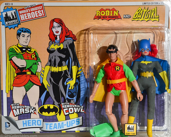 2014 DC Comics Series 2 Hero Team-ups Two Pack - Robin & Batgirl  Limited Edition Action Figures