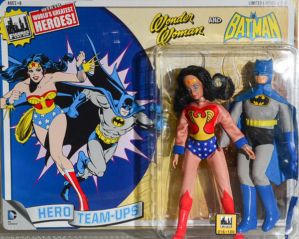 2015 DC Comics Series 3 Hero Team-ups Two Pack - Batman & Wonder Woman Limited Edition Action Figures