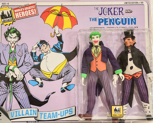 2014 DC Comics Series 1 Criminal Minds Two Pack - The Joker and the Penguin Limited Edition Action Figures