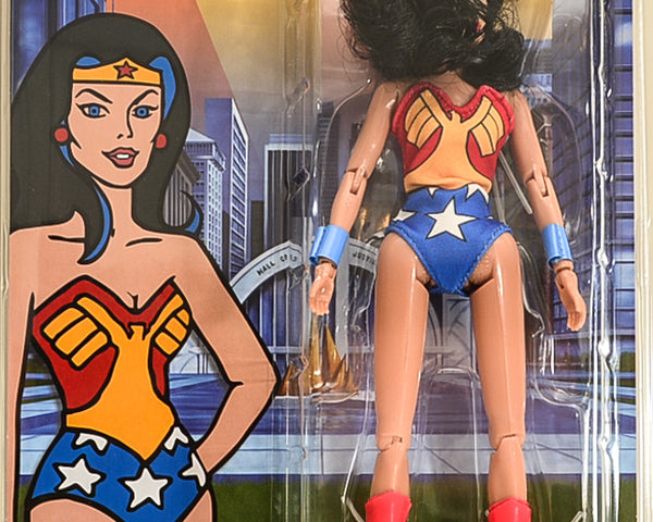 2016 Figures Toy Co Super Friends Universe of Evil Wonder Woman 8" Mego Retro Action Figure