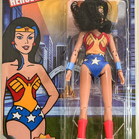 2016 Figures Toy Co Super Friends Universe of Evil Wonder Woman 8" Mego Retro Action Figure