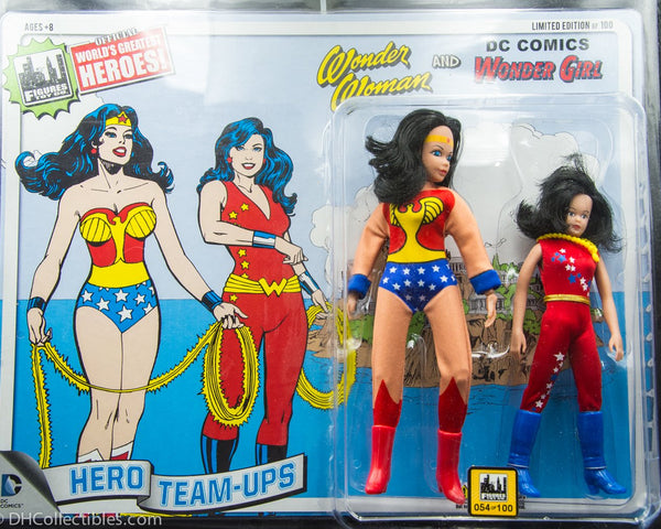2015 DC Comics Series 3 Hero Team-ups Two Pack - Wonder Woman and Wonder Girl Limited Edition Action Figures - # 054 of 100