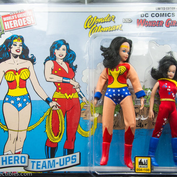 2015 DC Comics Series 3 Hero Team-ups Two Pack - Wonder Woman and Wonder Girl Limited Edition Action Figures - # 054 of 100