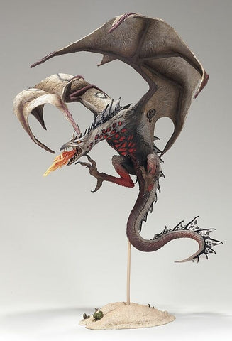 2004 McFarlane's Dragons: Clan 4 The Fall of the Dragon Kingdom Fire Dragon - Action Figure