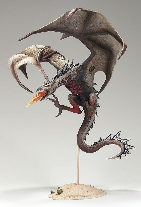2004 McFarlane's Dragons: Clan 4 The Fall of the Dragon Kingdom Fire Dragon - Action Figure