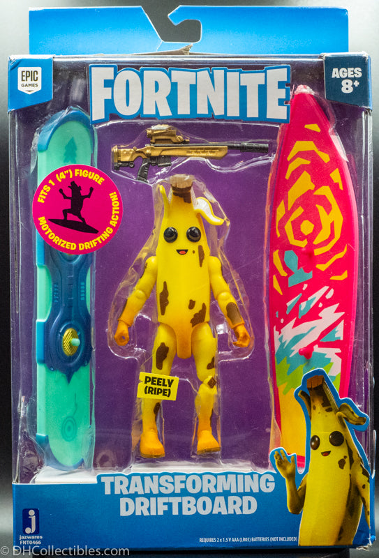 2020 Fortnite Transforming Driftboard Peely (Ripe)- Action Figure