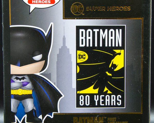 2019 Funko Pop! Heroes: Batman 80th - Batman 1st Appearance  1939 #270