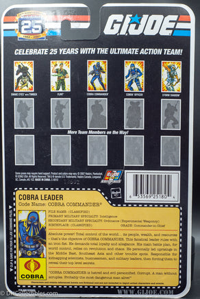 2008 GI Joe Cobra Leader Foil Card 3.75" - Action Figure