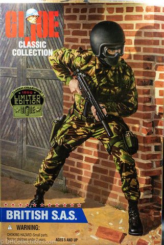1996 Hasbro GI Joe Classic Collection British S.A.S. (Black Soldier) Vintage Action Figure