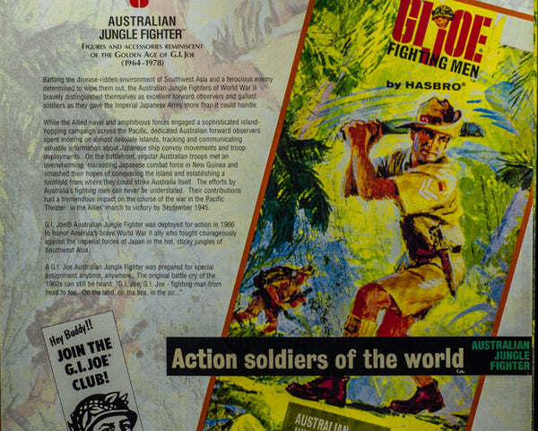 2001 Hasbro GI Joe Timeless Collection Australian Jungle Fighter Vintage Action Figure