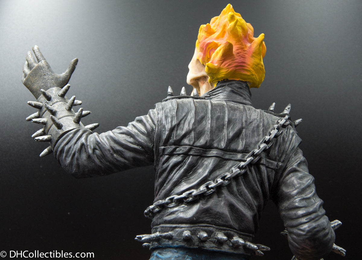 Ghost Rider 12" Custom Statue Loose - RARE !