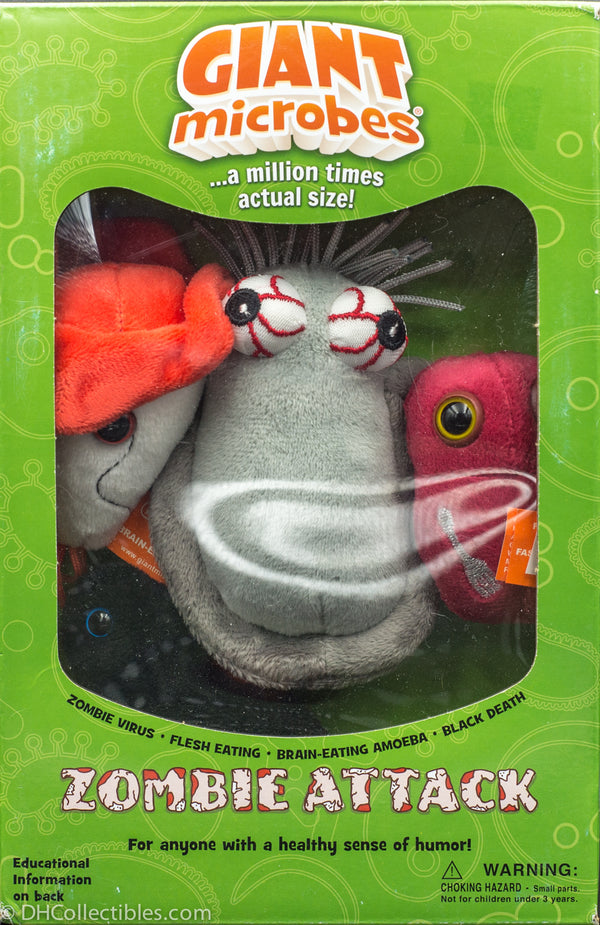 Giant Microbes Zombie Attack Plush Figures