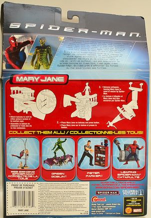 ToyBiz 2002 Spider-Man Mary Jane with Breakaway Balcony Action Figure