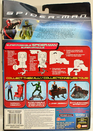 ToyBiz 2002 Spider-Man Super Poseable Action Figure