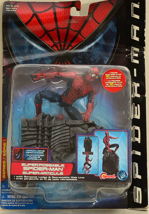 ToyBiz 2002 Spider-Man Super Poseable Action Figure