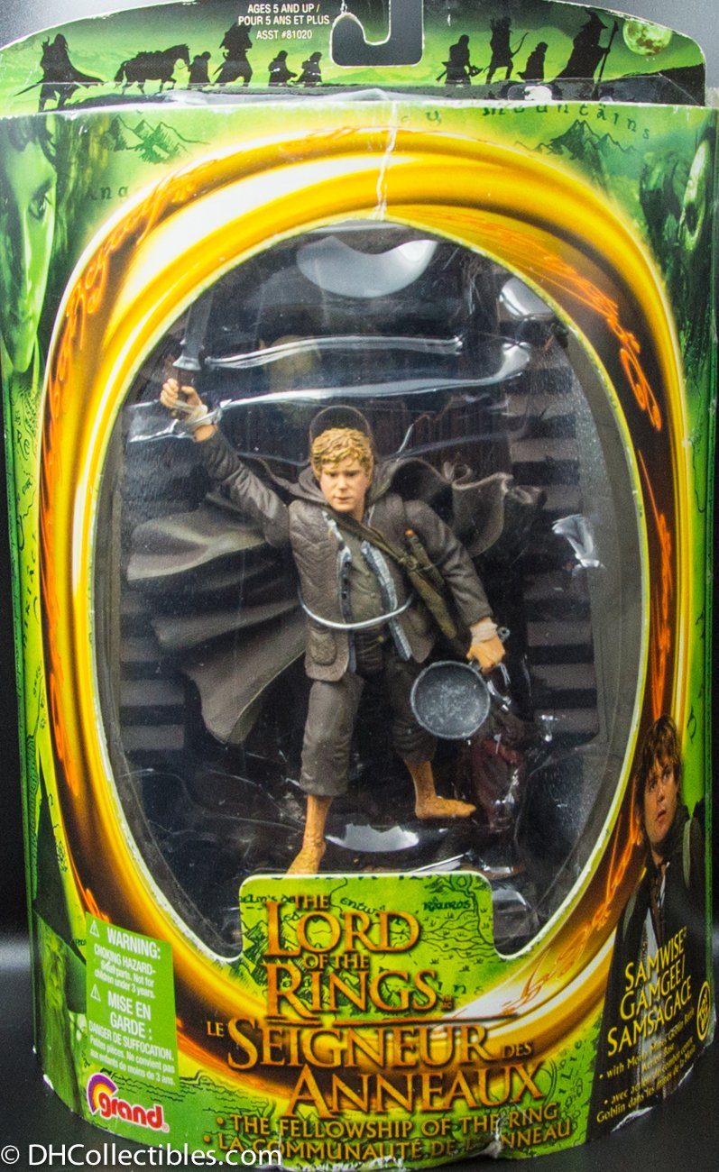 2001 ToyBiz Lord of the Rings Samwise Gamgee Fellowship of the Ring - Action Figure