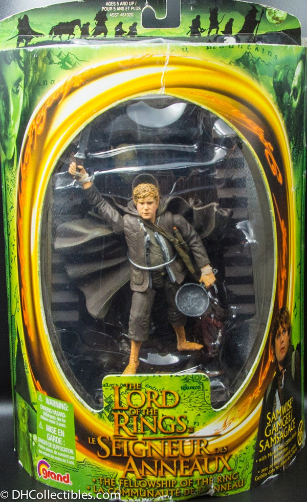 2001 ToyBiz Lord of the Rings Samwise Gamgee Fellowship of the Ring - Action Figure