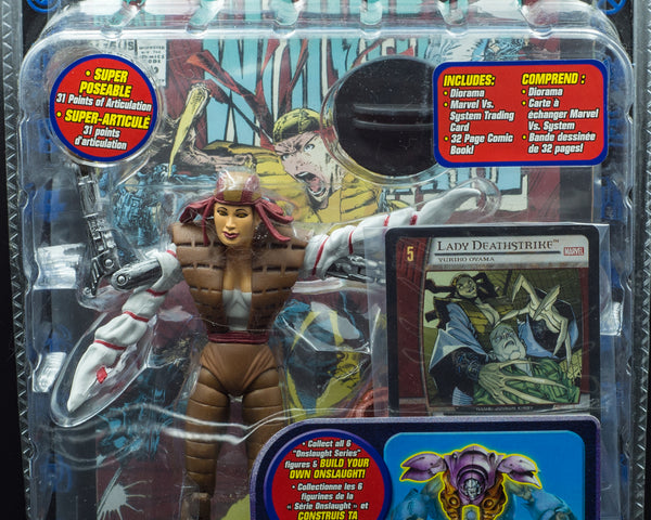 2006 Marvel Legends Lady Deathstrike BAF Onslaught Series  - Action Figure