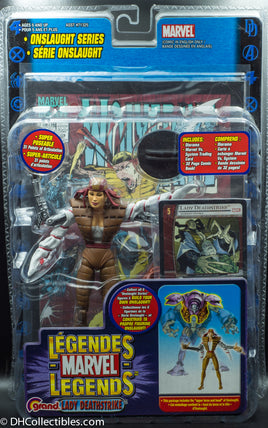 2006 Marvel Legends Lady Deathstrike BAF Onslaught Series  - Action Figure