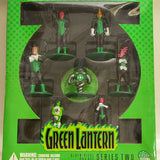 2001 DC Direct Green Lantern Series Two  Seven Piece Action Figure Set