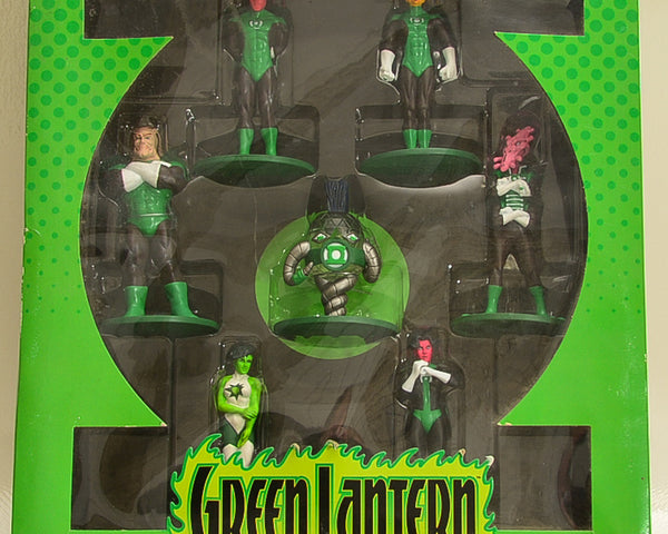 2001 DC Direct Green Lantern Series Two  Seven Piece Action Figure Set