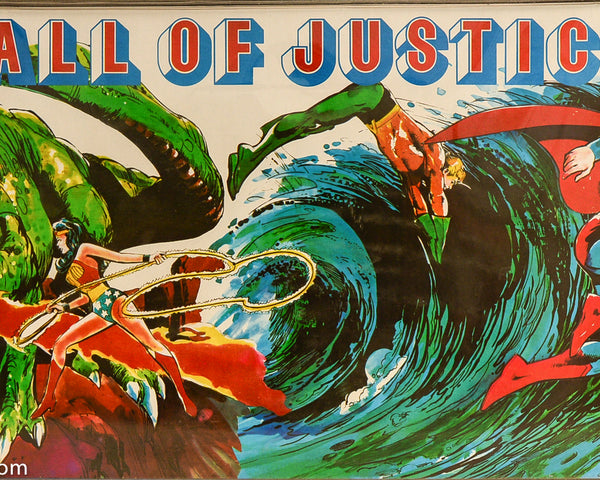 1976 Mego Official World's Greatest Super Heroes Hall Of Justice Playset