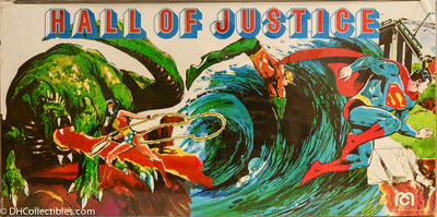 1976 Mego Official World's Greatest Super Heroes Hall Of Justice Playset
