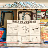 1976 Mego Official World's Greatest Super Heroes Hall Of Justice Playset