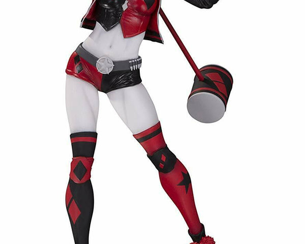2018 Harley Quinn Red & White - Harley Quinn By Philip Tan - 8 Inch Statue Figure