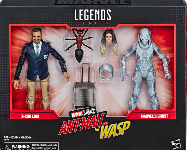 2018 Hasbro Marvel Studios Ant-Man and The Wasp Series X-Con Luis & Marvel's Ghost Action Figures