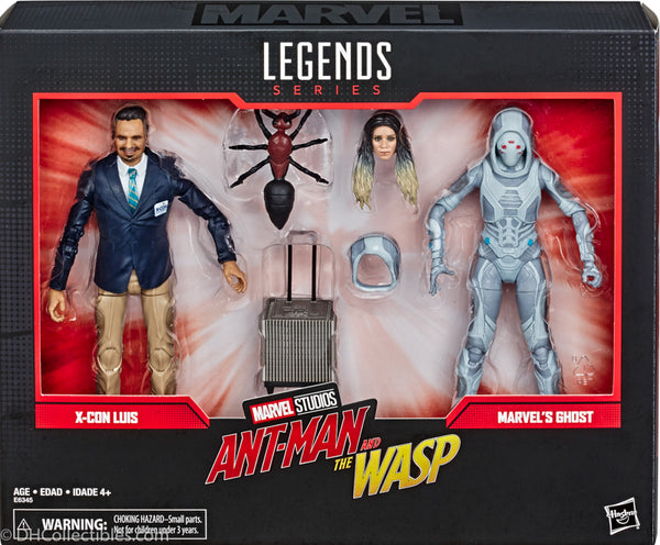 2018 Hasbro Marvel Studios Ant-Man and The Wasp Series X-Con Luis & Marvel's Ghost Action Figures
