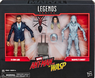 2018 Hasbro Marvel Studios Ant-Man and The Wasp Series X-Con Luis & Marvel's Ghost Action Figures