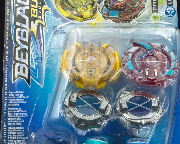 Beyblade Burst Evolution Dual Pack Orpheus and Unicrest U2