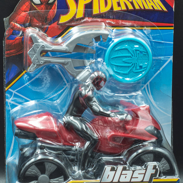 2017 Marvel Spider-Man Blast N’ Go Racer Kid Arachnid with ATV - Action Figure