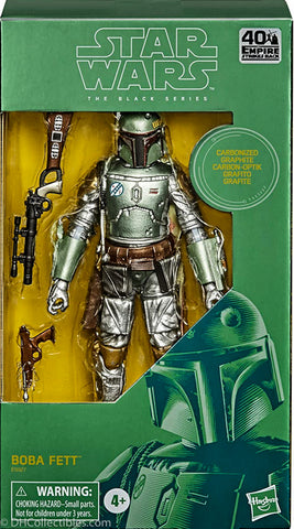 2020 Hasbro Star Wars Black Series Carbonized Boba Fett Action Figure