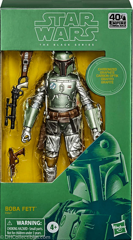2020 Hasbro Star Wars Black Series Carbonized Boba Fett Action Figure