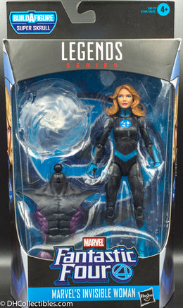2019  Marvel Legends Fantastic Four Marvel Invisible Woman Super Skrull BAF - Action Figure