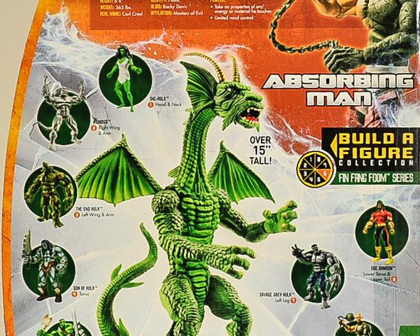1997 ToyBiz The Incredible Hulk Transformations Absorbing Man Action Figure - Loose