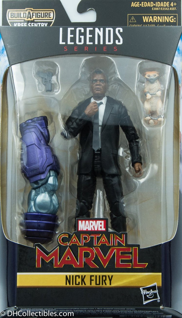 2018 Hasbro Captain Marvel Legends Series Nick Fury BAF Kree Sentry Action Figure