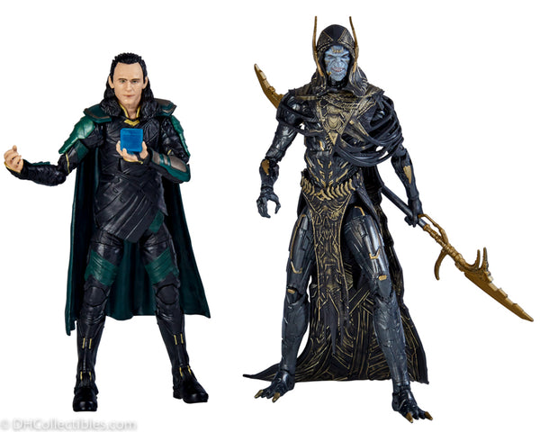 2018 Hasbro Marvel Legends Infinity War Loki & Corvus Glaive Action Figures