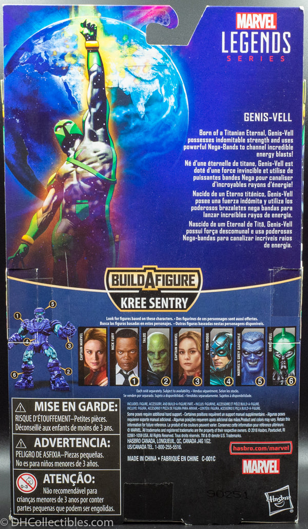 2018 Captain Marvel Marvel Legends Series Genis-Vell - BAF Action Figure