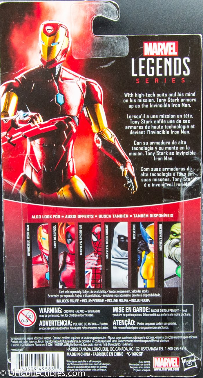 2016 Marvel Legends Series 3.75-in Invincible Iron Man