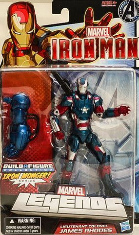2012 Marvel Iron Man Lieutenant Col James Rhodes Action Figure BAF Iron Monger
