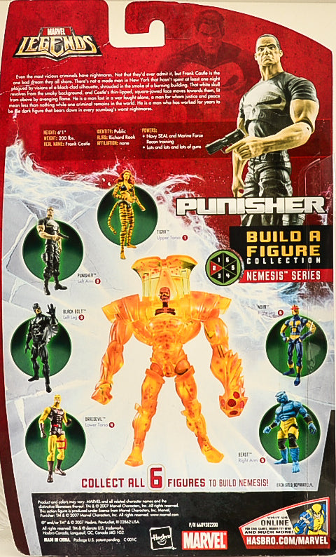 2015 Marvel Legends Punisher Black Outfit Action Figure BAF Nemesis Action Figure